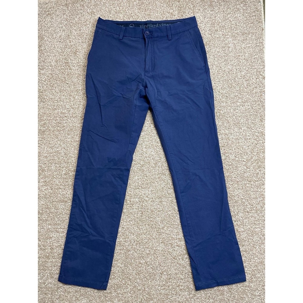 Vineyard Vines Pants Mens‎ 30x32Stretch Performance Flat Front Slim Fit Golf